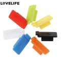 (NEW) 5pc colorful laptop DUT plug/Icone cover topper laptop dutproof mobiinterface waterproof cover. 