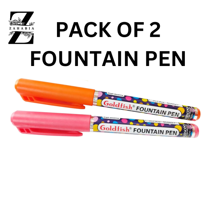 Goldfish%20Fountain%20Pen%20Dual%20Function%20Ink%20Refill%20-%20School%20Stationery%20-%20Kids%20Stationery%20-%20Kids%20Fountain%20Pen%20-%20Support%20Ink%20Cartridge%20-%20Image%202