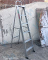 6 Step Heavy Duty Folding Ladder with Non-Slip Platform Stool (6 feet). 