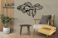 Fish Decorative Wooden Wall Panel / Frame for Home and Office. 