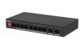 Dahua 8 Port POE Switch 100MBPS  HUB - 8 Port SWITCH POE  Unmanaged  DH-PFS3010-8ET-65. 