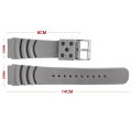 Suitable for Casio rubber strap protrusion 20 22mm Seiko Submariner watch waterproof silicone sports strap for men. 