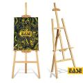 Premium Artist Wooden Easel Stand 5 FEET (150 cm) with Angle and Height Adjustment for Canvas Painting Display. 