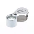 FREE Box Jewelry Diamond Eye Loupe Magnifier Magnifying Glass Triplet Jeweler Loupe Chrome Triplet Jeweler's Loupe 30x-18mm. 