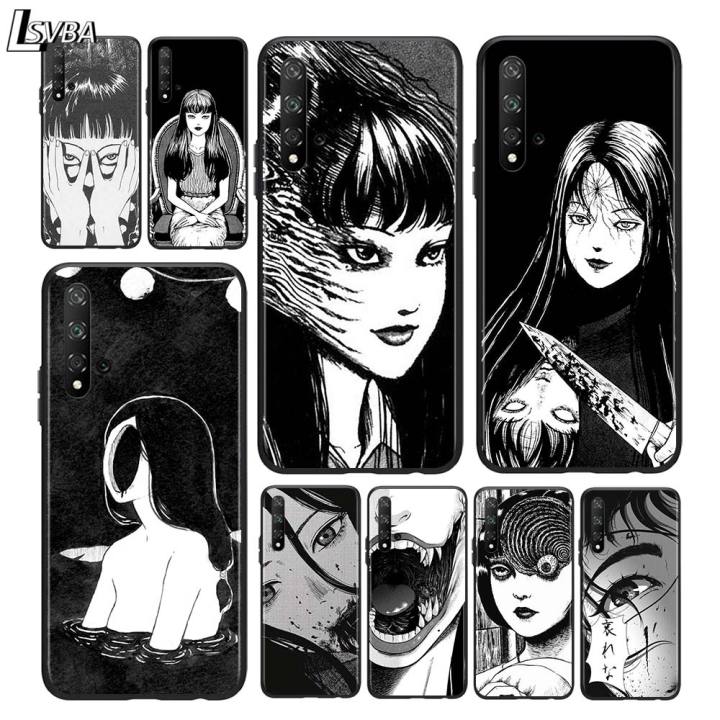 【2023】 Anime Horror Comics for Huawei Honor 9X Lite 8X 9S 9A 9C 30 20 10i 20 10 10i 9 Lite 8C 8A 7C 7A Pro Black Phone Case