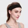 Black Outdoor Fitness Sports Sweatband Headband Yoga Gym Head Band. 