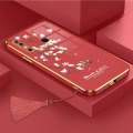 Casing For Infinix Zero X NEO Luxury Beautiful mapies with flower Camera Protection Phone Case Plating Edges Silicone Soft Cover With Free Lanyard. 