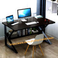 Office Table, Study Table, Computer Table, Laptop Table, Writing Table and Gaming Table with Modern K-Shape Design and Metal Powder Coating. 