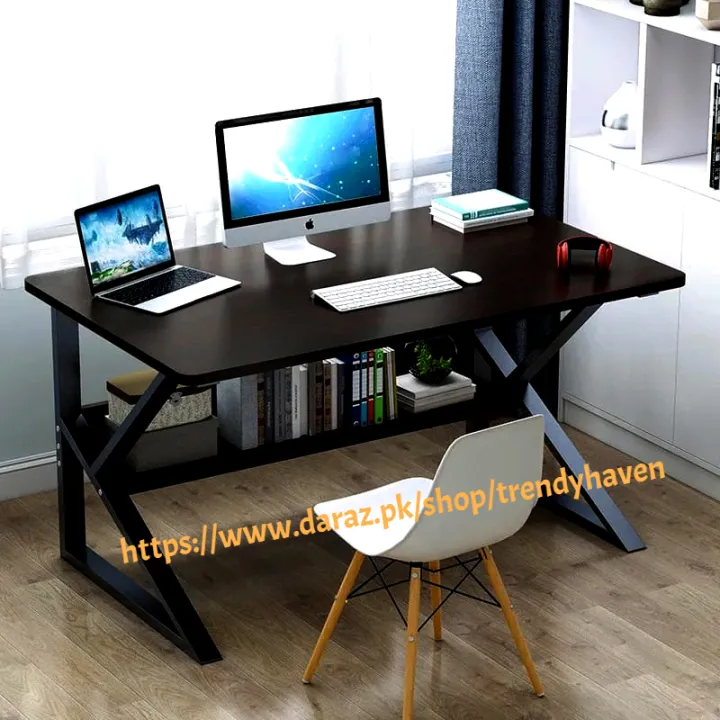 Office%20Table,%20Study%20Table,%20Computer%20Table,%20Laptop%20Table,%20Writing%20Table%20and%20Gaming%20Table%20with%20Modern%20K-Shape%20Design%20and%20Metal%20Powder%20Coating%20-%20Image%208