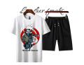 Kakashi Hatake Naruto Anime Printed Cotton Half Sleeves O Neck Short & T Shirt For Men & Boys. 