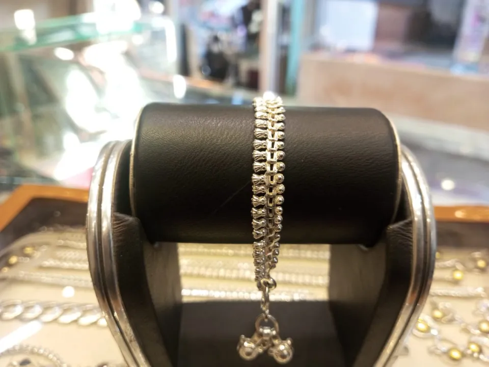 Silver chandi Payal/Anklets for Baby Girls and Baby Boys,