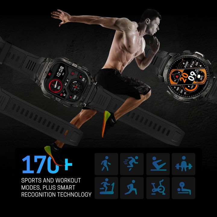 CARBINOX Blaze Smart Watch with GPS – Rugged Fitness Tracker | IP69K ...