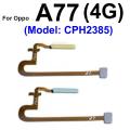 For OPPO A72 A74 A76 A77 A77S 4G 5G Power Button Fingerprint Flex Cable Touch Side Finger Print Sensor Flex Ribbon Parts. 