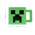 230ml 3D Capacity T Coolie Fear Block Grassland Pink Pig and Horse Minecraft Alex Novelty Coffee Mug Toy. 