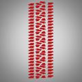 8"x 23" Car Vinyl Hood Body Side Tire Tread Decal Sticker Graphic Truck SUV Auto Red tool. 