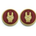 Dark Iron Man Thumb Grips PS5 / PS4 / XBOX One X / S Joystick controller skin caps ( Pack of 2pc ). 