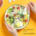 300pcs Elastic Band Plastic Wrap Bowl Cover Food Grade Pe Film One-time Plastic Wrap Rapid Preservation Preservation Bag 50/bag. 