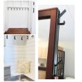 Heavy Duty Double Headed Cloth School Bag Cap Hanging Wallmount Hook. 