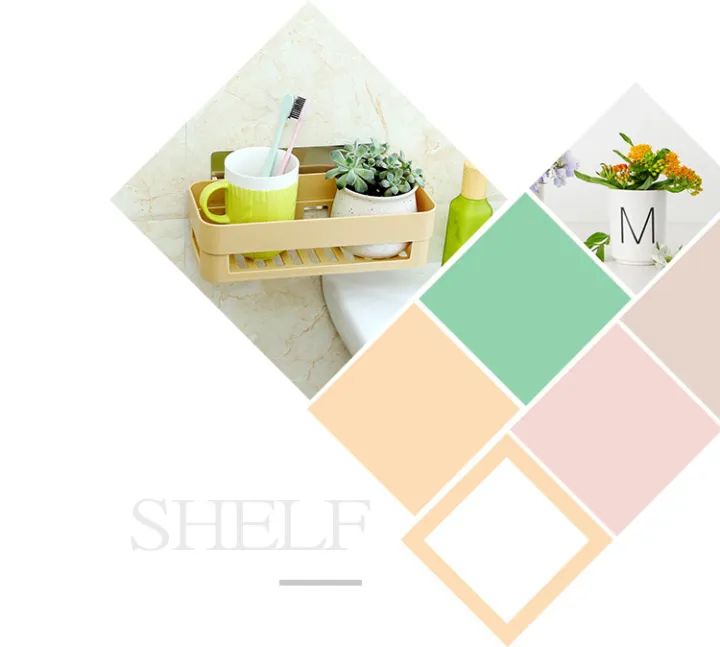 Plastic%20Bathroom%20Organize%20%20Kitchen%20Rack%20Shower%20Caddy%20Basket%20with%20Wall%20Mounted%20Sticker%20Tape%20Storage%20Holder%20Hanging%20Organizer%20Basket%20-%20Image%202