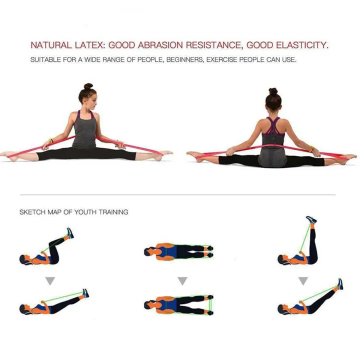 Resistance%20Bands%20Fitness%20Equipment%20Exercise%20Band%20Gym%20Strength%20Training%20Power%20Band%20Fitness%20Elastic%20Bands%20-%20Assorted%20Colors%20-%20Image%204