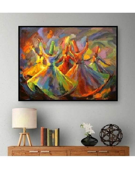 Mystical Men - Wall Art Painting Frame (Digital Artwork)