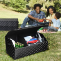 Portable Car Trunk Organizer Box Large Capacity Multiuse Tools Storage Bag Stowing Tidying Leather Folding. 
