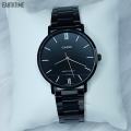 Original Casio - MTP-VT01B-1BUDF - Stainless Steel Wrist Watch for Men. 