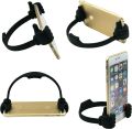 Thumbs-up Cell Phone Stands, Tablet Display Stands, Cellphone Holder, Mobile Smartphone Mount Cradle for Desk Desktop – Universal Multi-Angle Cute, 2 Packs, Black. 