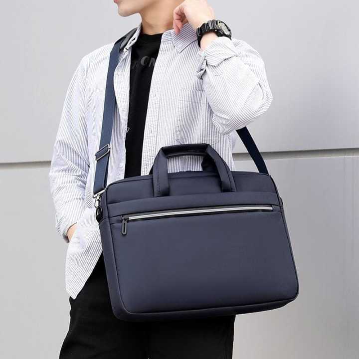 EFashion Nylon Laptop Bag Notebook Bag Laptop 13.3 14 15 15.6 inch Case Women Men Cell Phone Document Business Handbag Daraz.pk