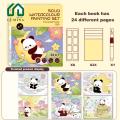 Lumina Kids Coloring Set Portable Watercolor Painting Kit with Cute Animal Designs for Kids Perfect Gift for Boys Girls Educational Fun Watercolor Coloring Book Set with Paintbrush Included Mess-free. 