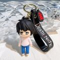 Death Note Keychain Anime L Ryuuku Ryuk Lanyard Key Rings 3D Doll Figure Key Buckles Props Bag Accessories Jewelry Friends Gift. 