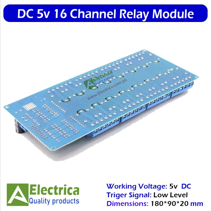 5V%2016%20Channel%20Relay%20Module%20Board%20Sheild%20with%20Optocouppler%20Isolation%20for%20Arduino%20by%20Electrica%20-%20Image%205