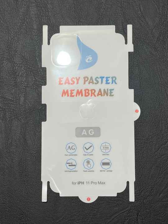 iPhone%2011,%20iPhone%2011%20Pro,%20iPhone%2011%20Pro%20Max%20-%20Back%20Transparent%20Matte%20Sheet%20with%20Logo%20Cut%20-%20Unbreakable%20membrane%20sheet%20for%20360%C2%B0%20Protection%20-%20Image%206