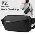 LouisWill Men Crossbody Bag Sport Shoulder Bags Men Boys Cross Body Bags Backpacks Messenger Bag Quality Nylon Fabric Sling Bags Simple Casual Sport Street Bag for Men Male Student Teenager. 