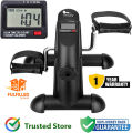Mini Exercise Bike Exercise  Cycle Compact Under Desk Pedal Bike Pedal Cycle Exerciser for Arms and Legs with LCD Screen, Portable Foot Cycle, Digital Monitor, Step Tracker, and Adjustable Tension Knob. 