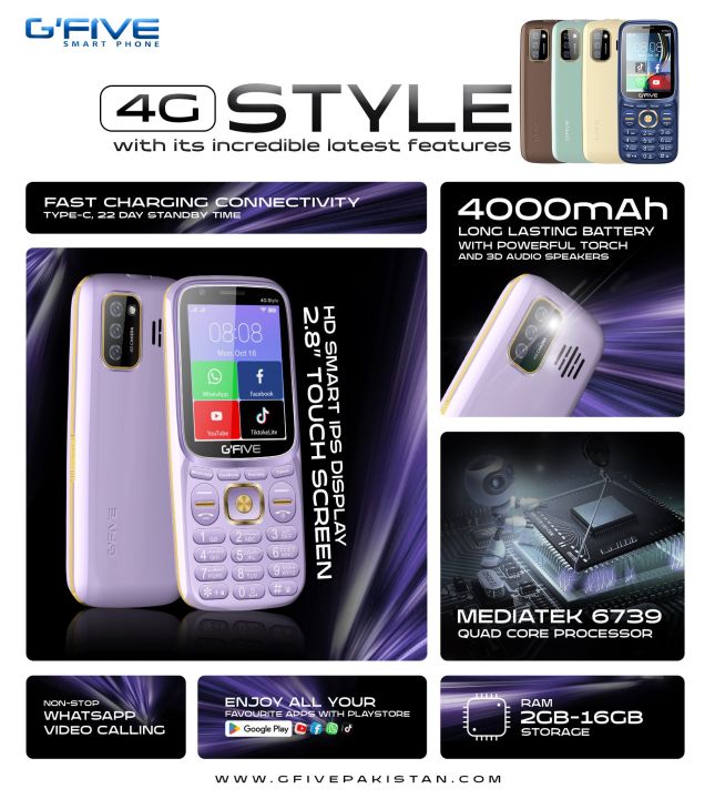 Gfive%204G%20Style%20-%20Dual%20sim%204G%20-%202.8%20Inch%20Touch%20Display%20-%202GB%20RAM%20-%2016GB%20Memory%20-%204000mAH%20Battery%20-%20Wifi%20-%20Hotspot%20-%20Playstore%20-%20Type%20C%20Fast%20Charging%20-%20PTA%20Approved%20-%201%20Year%20brand%20Warranty%20-%20Image%206