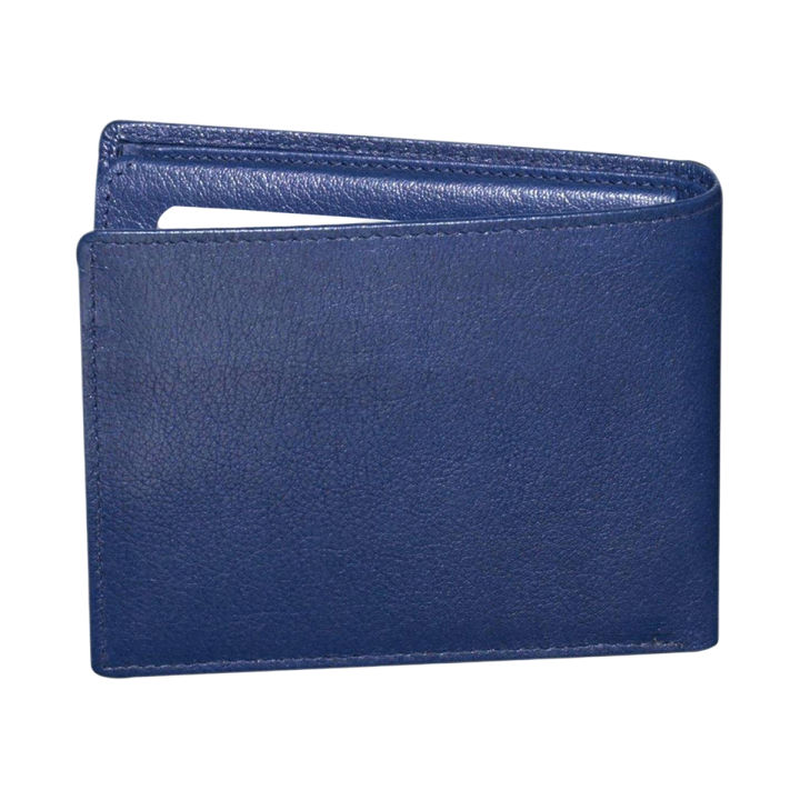 Leather Wallet For Men (NAVY BLUE) 100% ORIGINAL