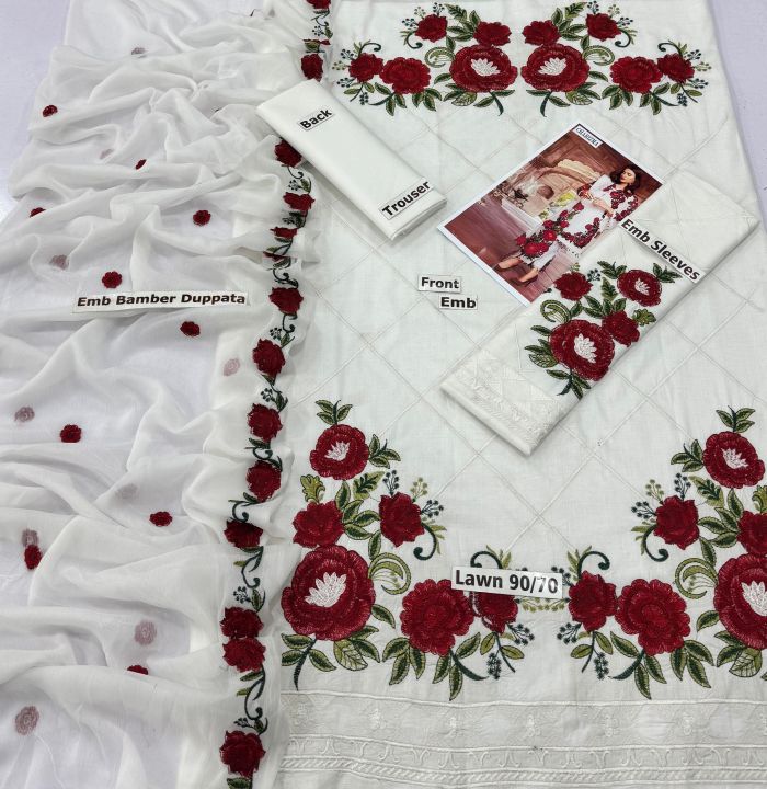 Summer%20Collection%202025%20%20Brand:%20Charizma%20FABRIC:%20LAWN%2090/70%20%20Front%20full%20embroidered%20Daman%20patch%20embroidered%20Sleeves%20full%20embroidered%20Plain%20back%20Dyed%20trouser%20Bamber%20Embroidered%20duppata%20-%20Image%202