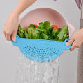 Kitchen Utensil Competition Drainage Filtering Baffle Plastic Drain Basket For Pasta Plastic Drain Basket Filter Baffle Kitchen Gadgets Drain Basket. 