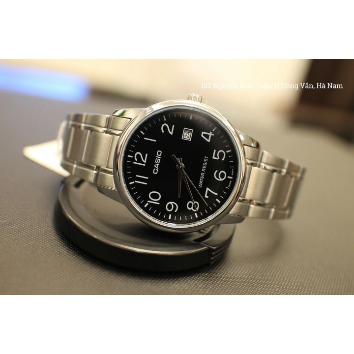 Original Casio - MTP-V002D-1BUDF - Stainless Steel Watch for Men