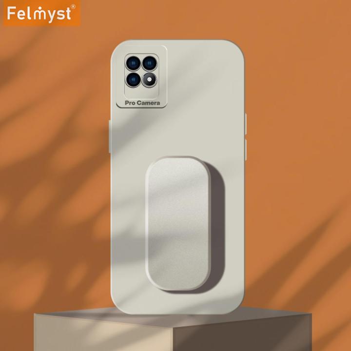 For Realme Narzo 50 Mobile phone case ultra thin folding support protective cover