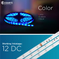 RGB LED Strip Light, Color Changing RGB LED Light Strips, LED Strips with Remote, 12ft Remote Strip Light Complete Kit with 12V Adapter, Decoration Lights, For Gaming Room – Coarts Lighting. 