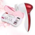 CNAIER 11 in 1 Face Massage Beauty Device Machine Facial Massager and Body Exfoliating Scrub Beauty Device Face Massager Machine Facial Machine Face Hand Foot facial Machine Electric Callous Remover & Massager Facial brush Set Pedicure Foot Care. 