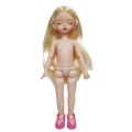 30 cm 6 points Loli sleep BJD joint Yang Meng closed eyes doll dress up wedding dress design model girl toys. 