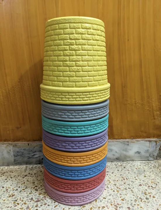 Colorful%20Unbreakable%20Fiber%20Plastic%20Pots%209inch%203D%20Design%20For%20plants%20and%20flowers%20-%20Image%203