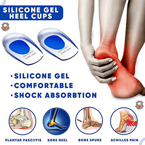 Silicone Gel Heel Pad Cup For Pain Relief Washable Heel Protector Heel Pads For Shoes Heel Pain Relief Gel Pad For Men Women Shoes Daraz.pk