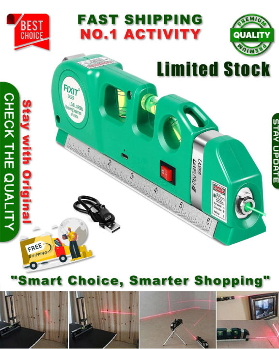 Premium Multipurpose Laser Level Tool – Perfect for Cabinets, Tiles, Frames & Wall Alignment