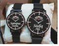 Customize Name Magnet Chain Watches for Couples. 