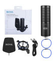 3 Years Warranty -  M1000 PRO Condenser Microphone Podcast Mic Cable for Singer Vocals Podcaster Home Studio Voice Over Recording. 