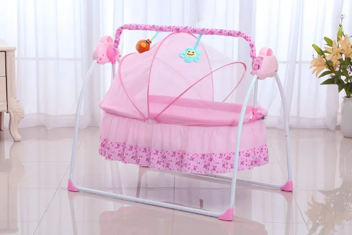 Baby%20Automatic%20Swinger%20Comfort%20Cradle%20-%20New%20Born%20Baby%20Swing%20Intelligent%20Electric%20Baby%20Cradle,%200~18%20Months%20Baby%20Usb%205V%20Foldable%20Rocking%20Chair,%20Built-In%20Lullaby,%20Can%20Be%20Connected%20With%20Bluetooth%20U%20Disk,%20Easy%20To%20Clean,pink-Long-version%20-%20Image%206